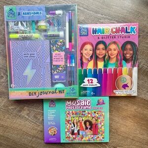 Lot of NEW Girls activity kits (3)